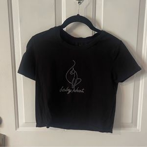 Y2K Baby Phat rhinestone crop top